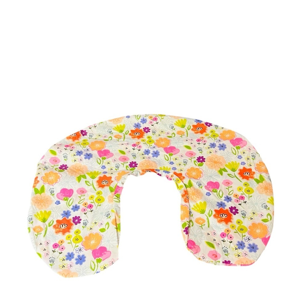 Boppy Floral Nursing Pillow Cover in Pink, Orange, Yellow, Green, Purple Florals